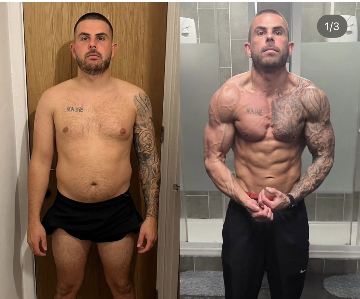 Mark transformation before and after