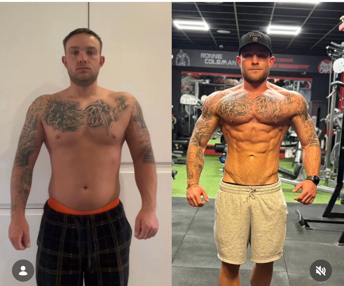 Tom transformation before and after