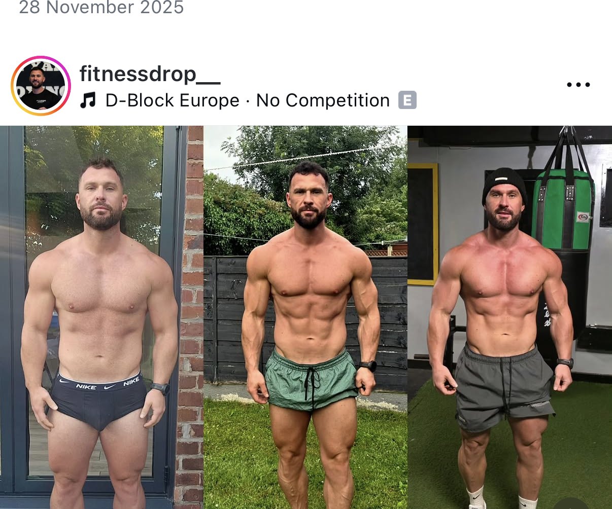 Adam Doyle's own bulk to lean transformation